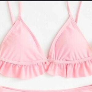 Shein Ruffle Swim Top, Medium